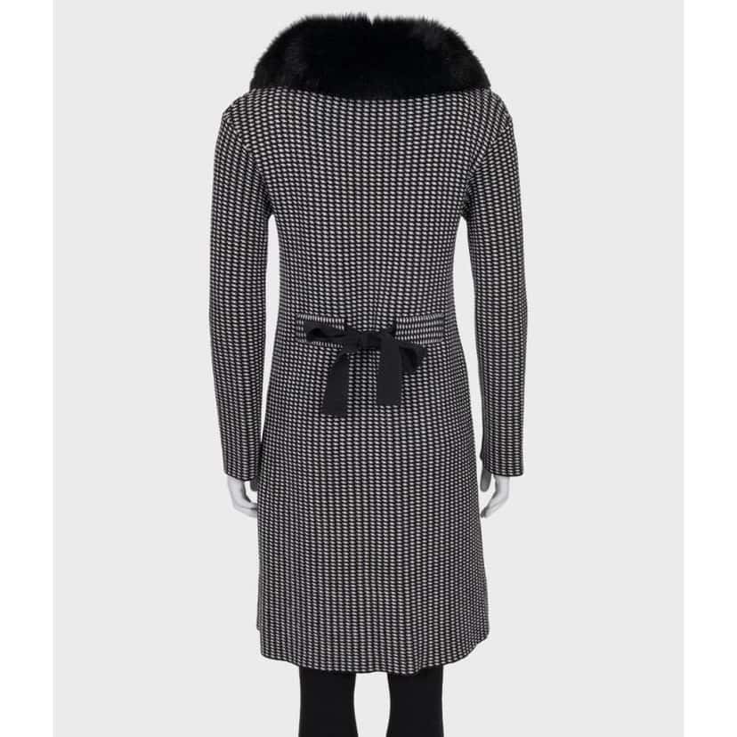 Dior Christian Coat Black Wool Very good condition - Inside View