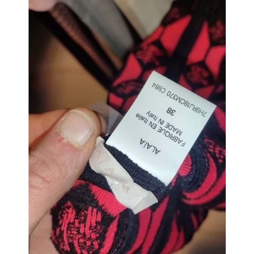 Alaïa Fitted Sleeveless Dress Black Very good condition - Box View