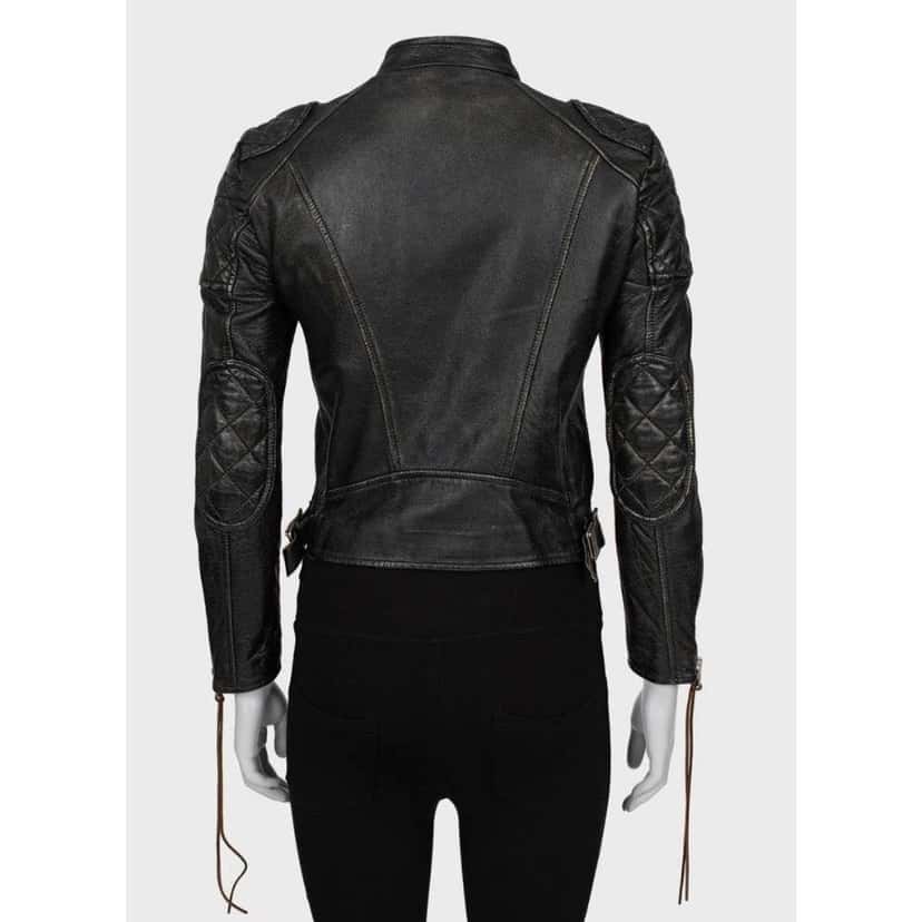 Saint Laurent Fitted Biker Jacket Black Leather Very good condition - Inside View