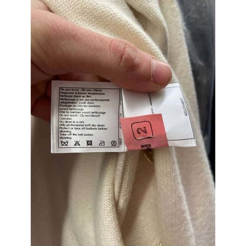 Chanel Belted Dress Beige Cotton Very good condition - Box View