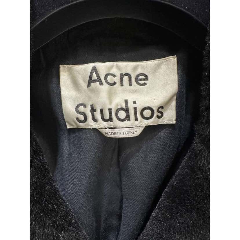 Acne Studios Biker Jacket Black Leather Very good condition - Model View