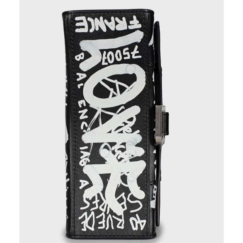 Balenciaga Hourglass Bag Black Leather Very good condition - Model View