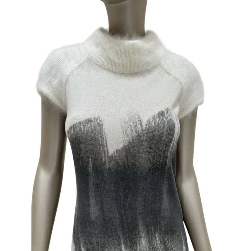 Chanel Angora 2010 Collection Dress Black Wool Very good condition - Inside View