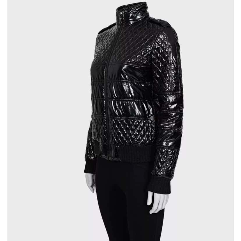 Chanel Fall 2011 Polyurethane Fitted Jacket Black Very good condition - Back View