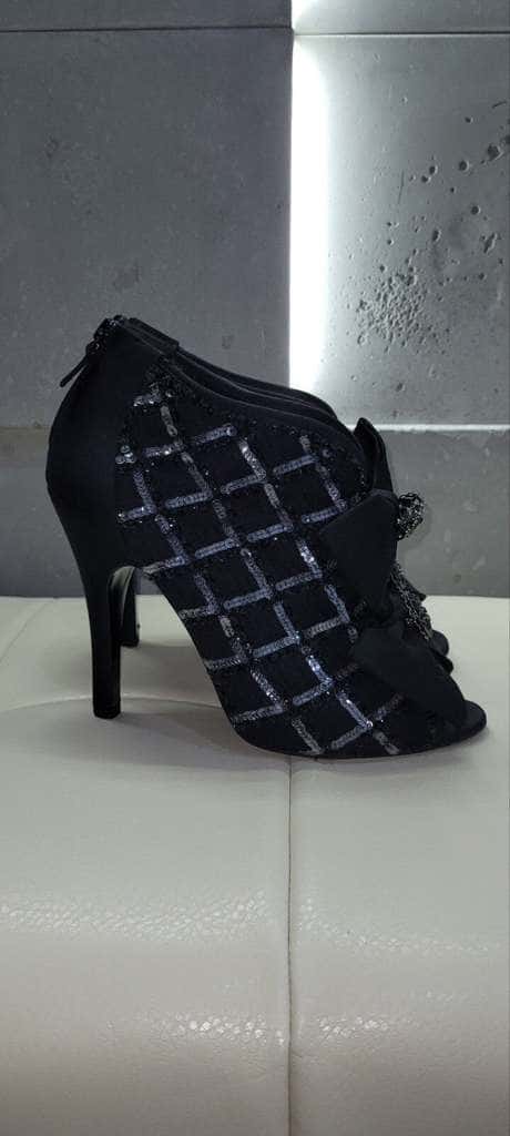 Chanel Open Boots Booties MultiColor Leather Very good condition - Inside View