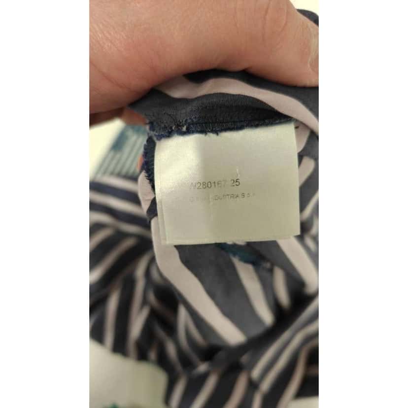 Vivienne Westwood Striped Oversize Viscose Blend Shirt Purple Silk Very good condition - Box View