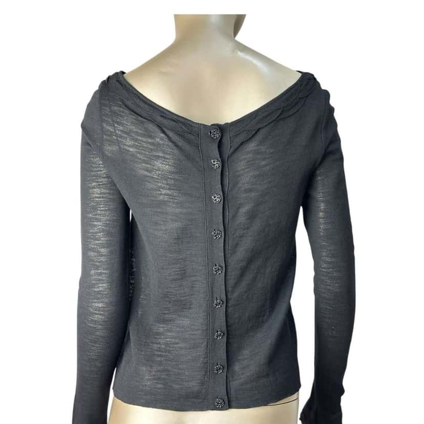 Chanel 2011 Viscone Top Black Cotton Very good condition - Model View