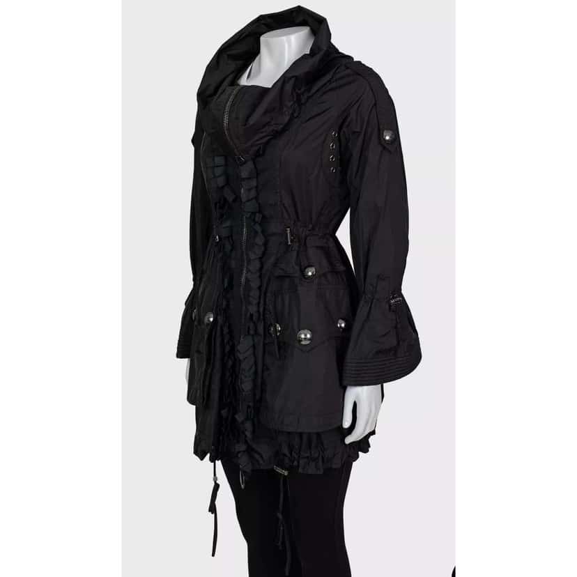 Burberry Trench Coat Black Cotton Very good condition - Back View