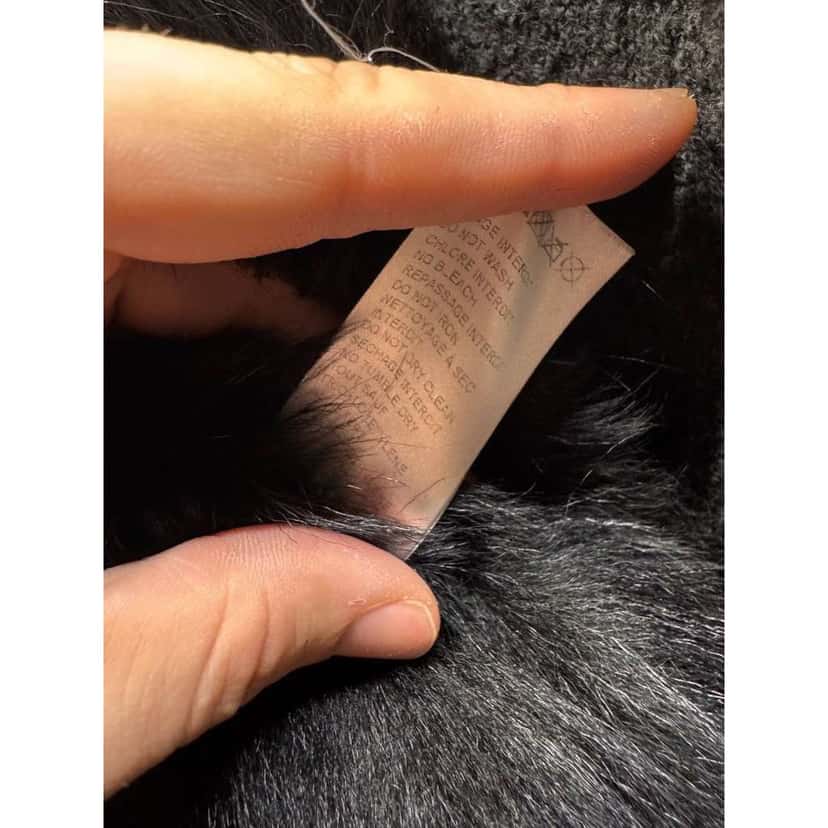 Balmain Lambskin Vest Black Leather Very good condition - Box View