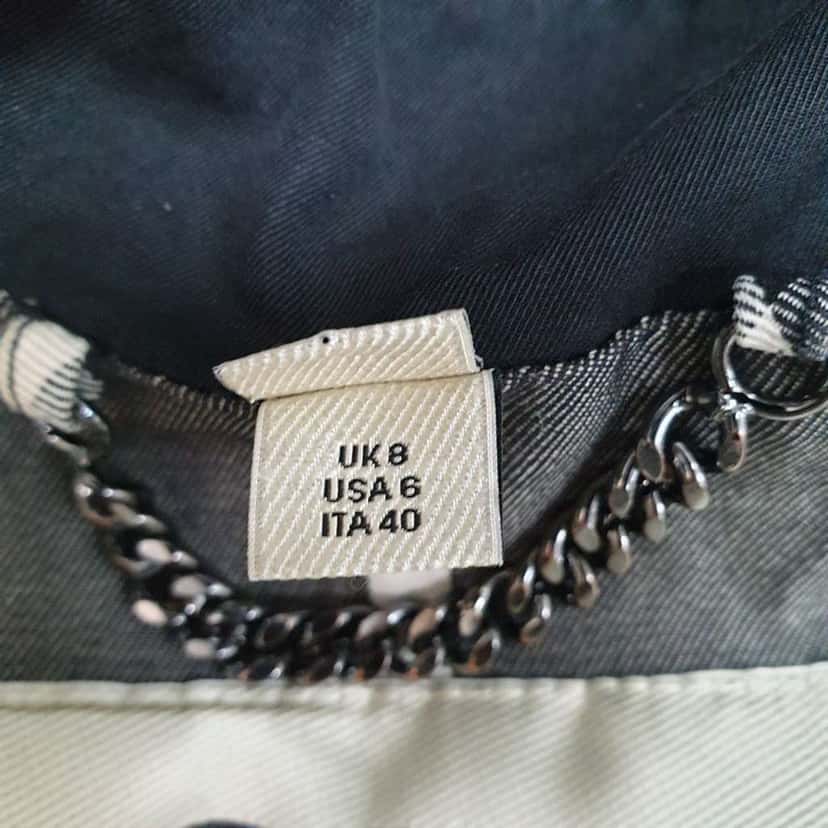 Burberry Double Breasted Trench Coat Black Cotton Very good condition - Box View