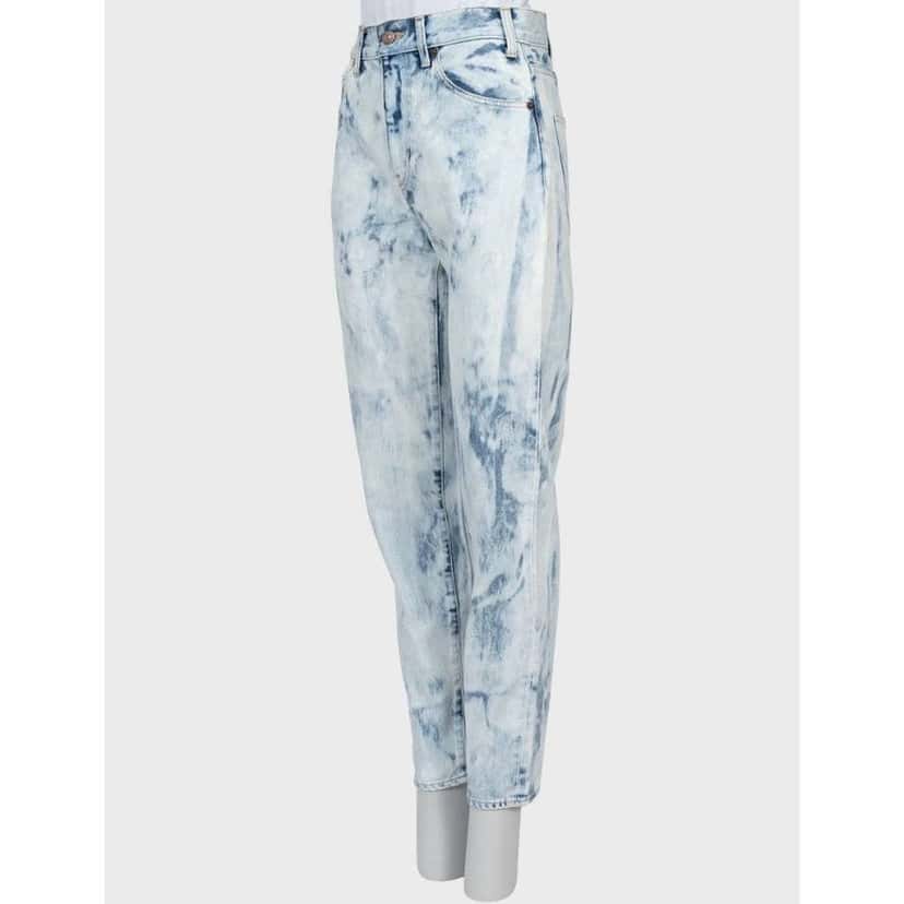 Celine Slim Abstract Print Jeans MultiColor Cotton Good condition - Back View