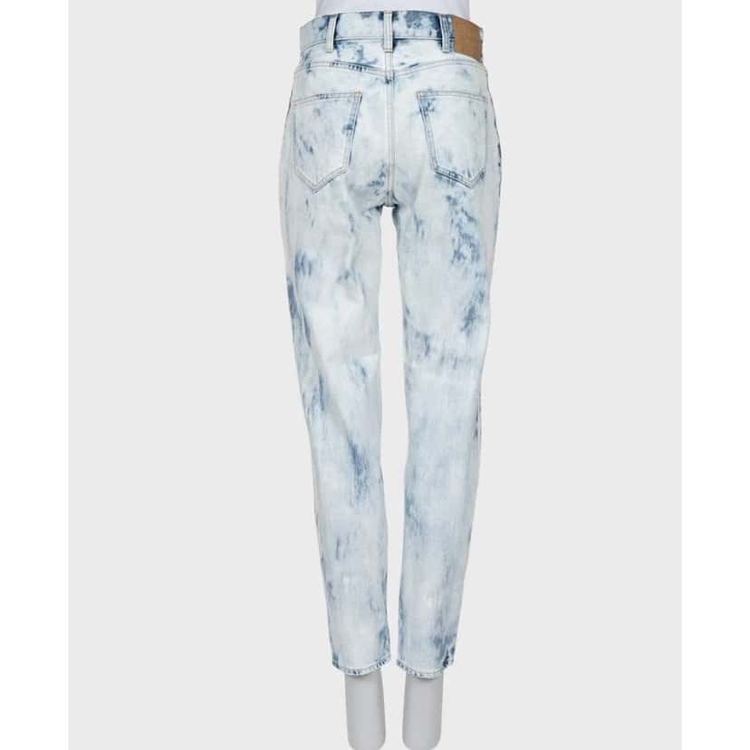 Celine Slim Abstract Print Jeans MultiColor Cotton Good condition - Inside View