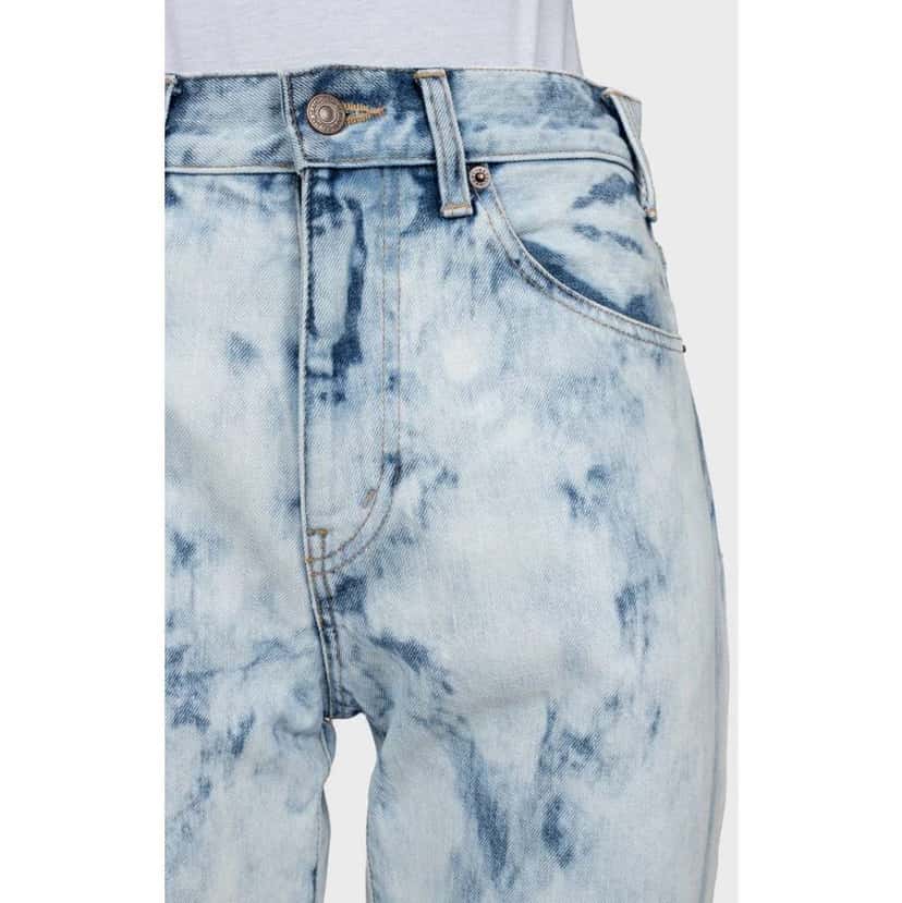 Celine Slim Abstract Print Jeans MultiColor Cotton Good condition - Model View