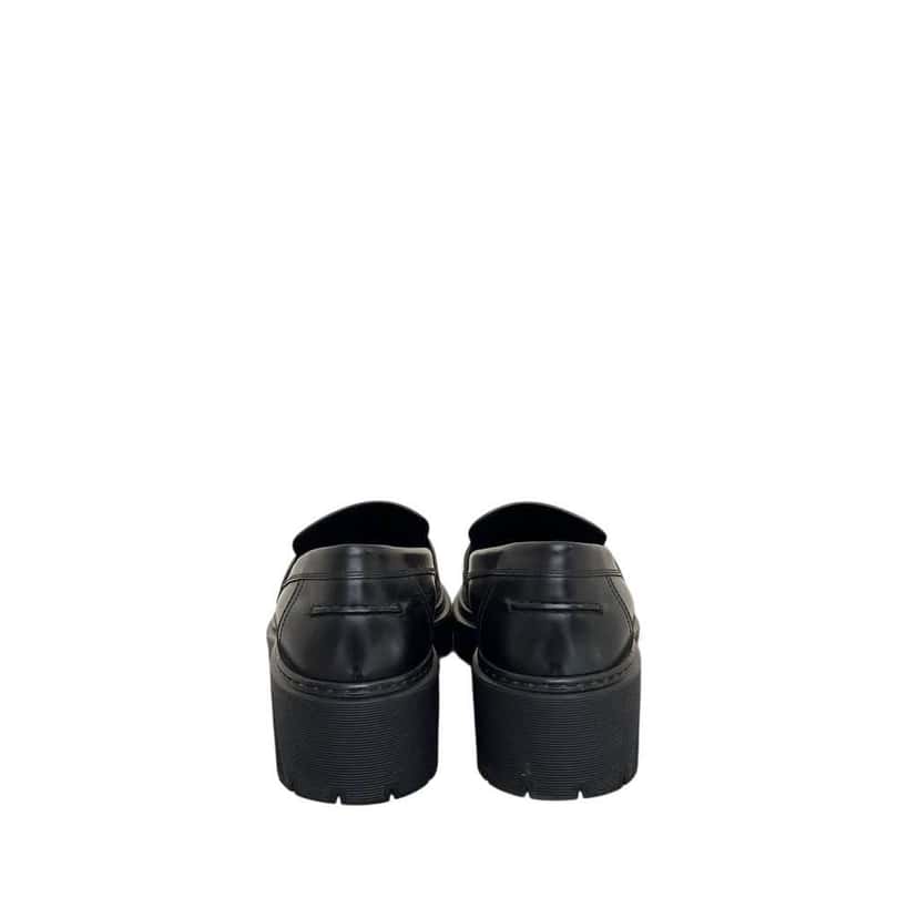 Hermès Hermes Hitch Loafers Glacéd Calfskin Black Leather Very good condition - Model View