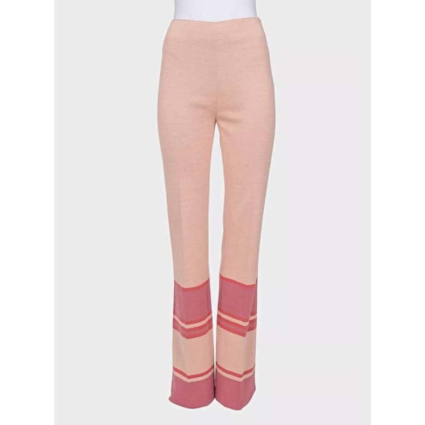 Miu Miu Striped Suit Set Pink Cotton Very good condition - Model View