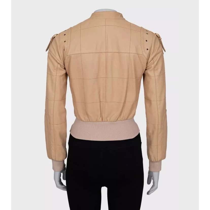 Dolce & Gabbana Jacket Size Pre =owned Beige Leather Very good condition - Inside View