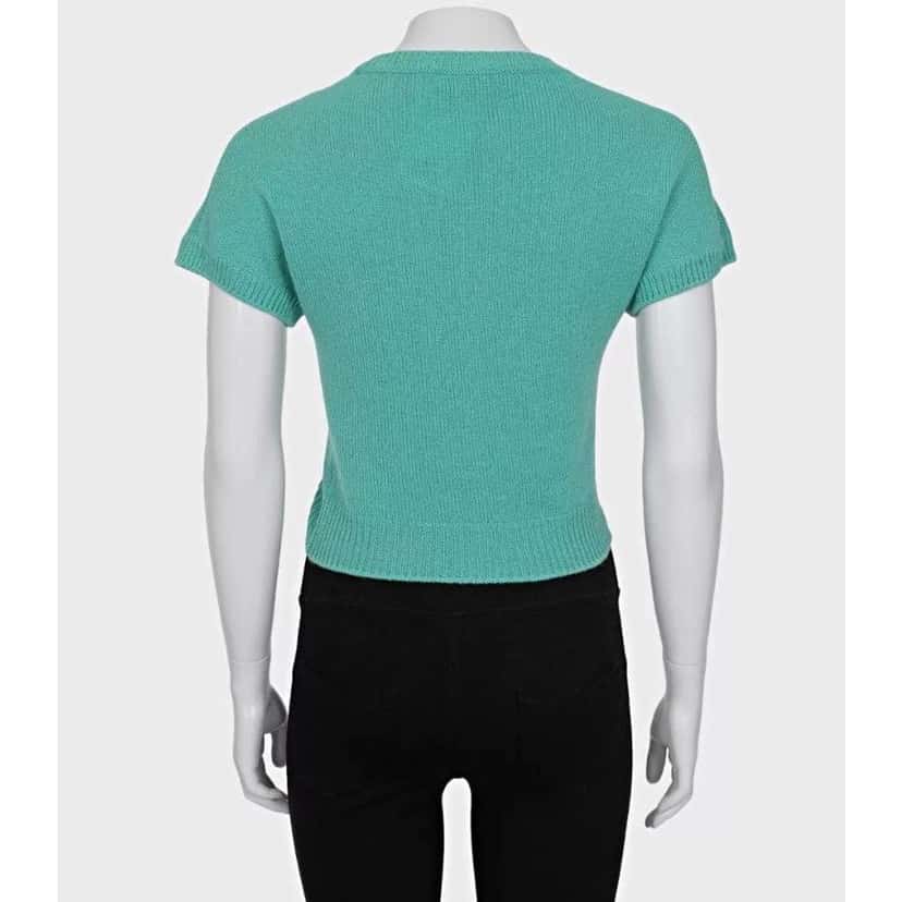 Dior Christian Signature Top Green Cotton Very good condition - Inside View