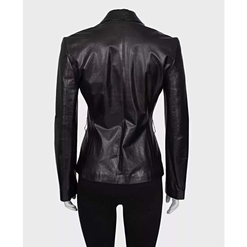 Gucci Jacket Black Leather Very good condition - Inside View