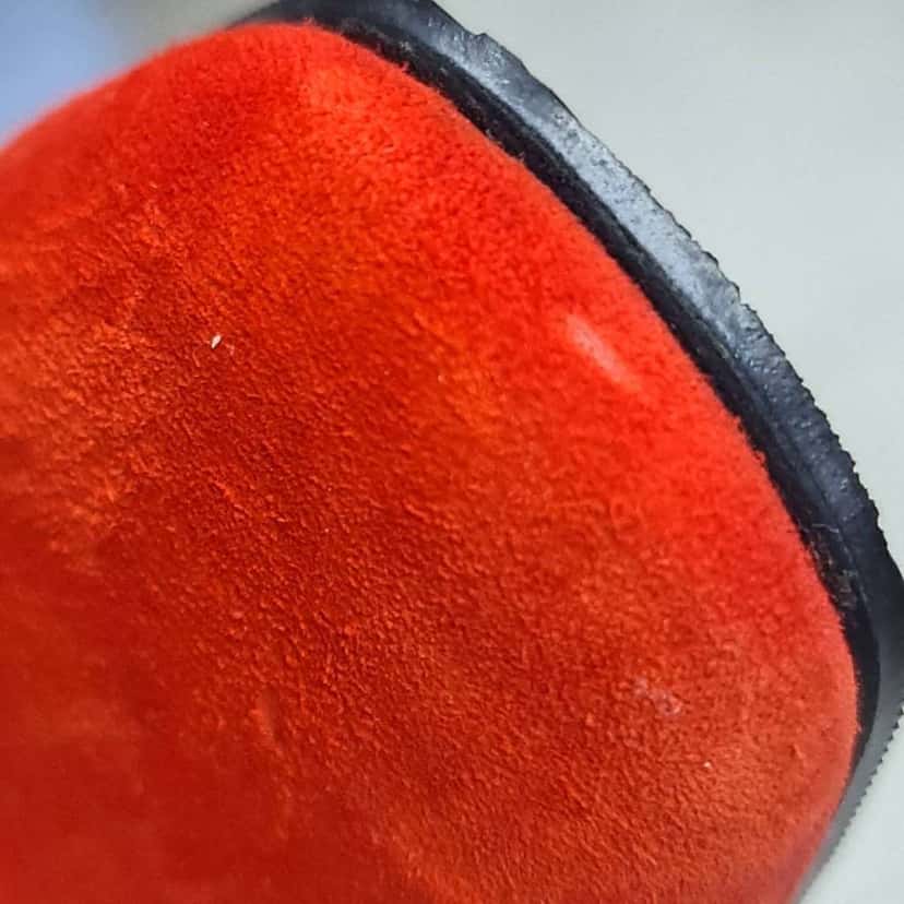 Celine Bright Heels Pumps Red Suede Very good condition - Back View