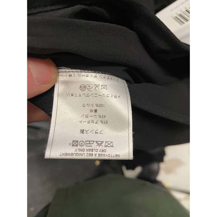 Dior Christian Long Train Dress Black Silk Very good condition - Box View