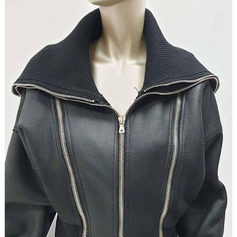 Dolce & Gabbana F/W 2003 Jacket Black Shearling Very good condition - Model View