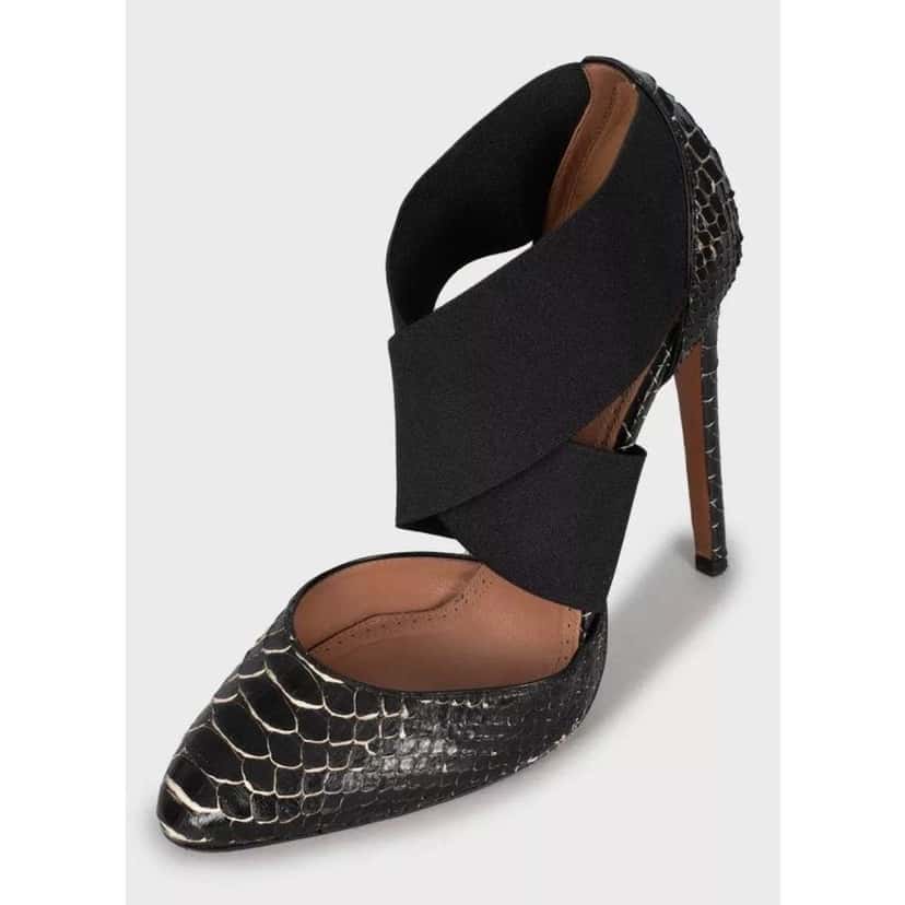 Alaïa Stiletto Heels Black Leather Very good condition - Inside View