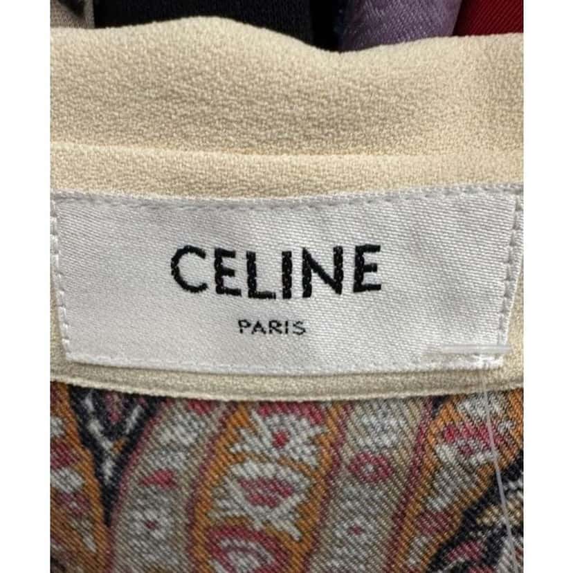 Celine Fitted Paisley Print Dress MultiColor Wool Very good condition - Box View