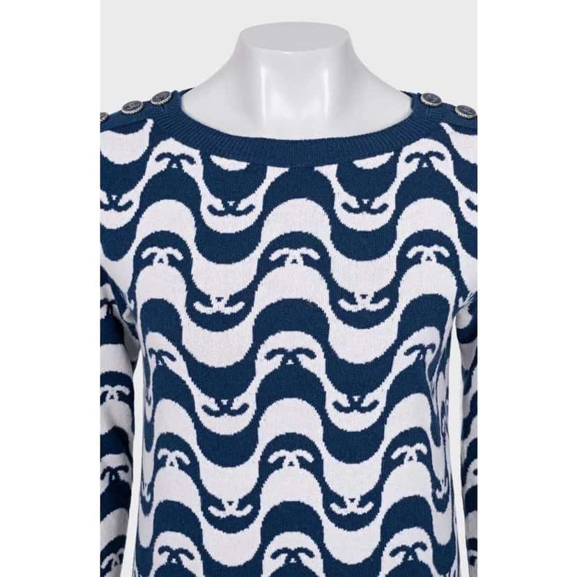 Chanel Pre Spring 2021 Dress MultiColor Wool Very good condition - Model View