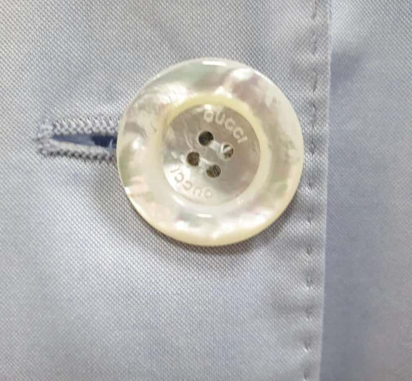 Gucci Light Jacket Blue Cotton Very good condition - Inside View