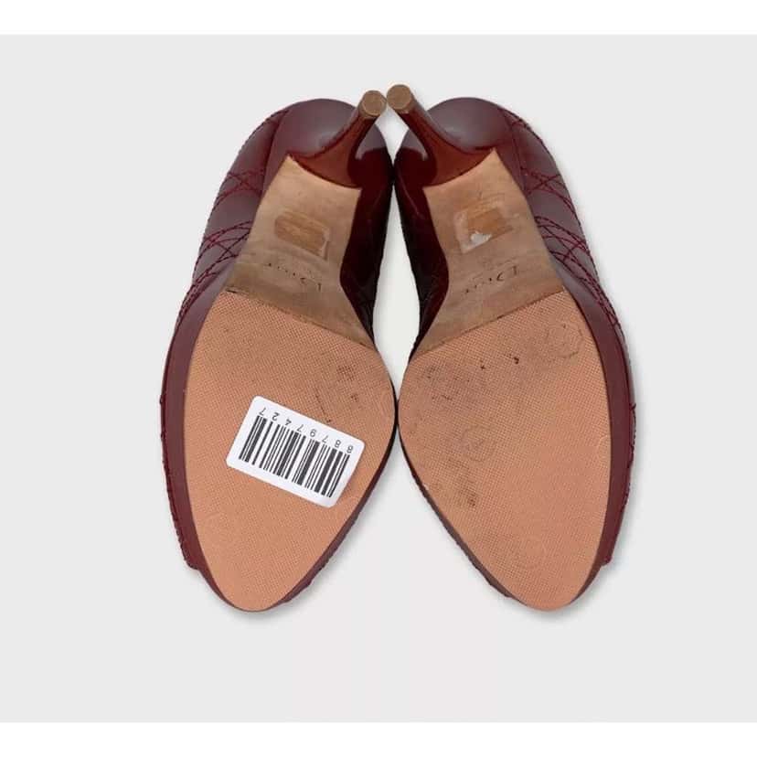 Dior Christian Heels Red Leather Very good condition - Box View