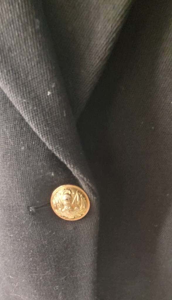 Balmain one button blazer Black Wool Very good condition - Inside View