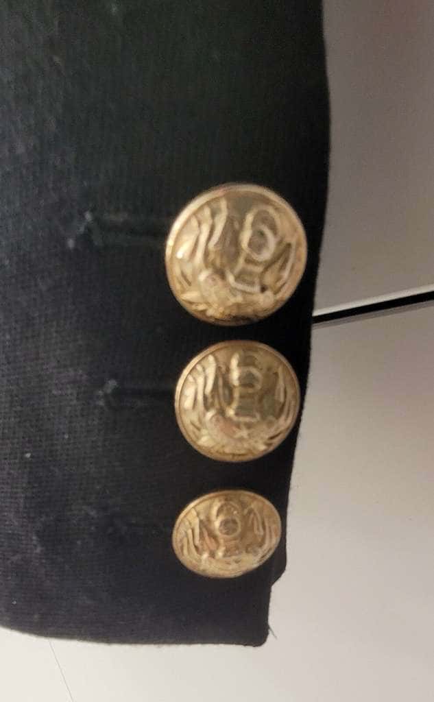 Balmain one button blazer Black Wool Very good condition - Model View