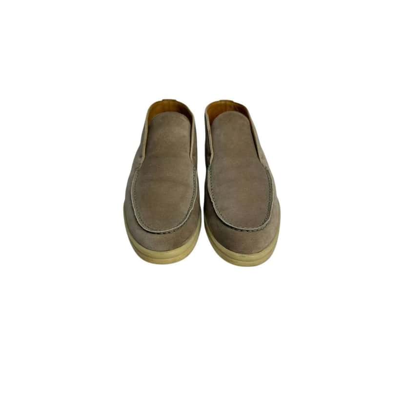 Loro Piana Dark Loafers Beige Suede Very good condition - Inside View
