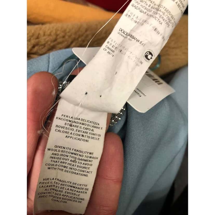 Dolce & Gabbana Embellished Fitted Dress Black Wool Very good condition - Box View