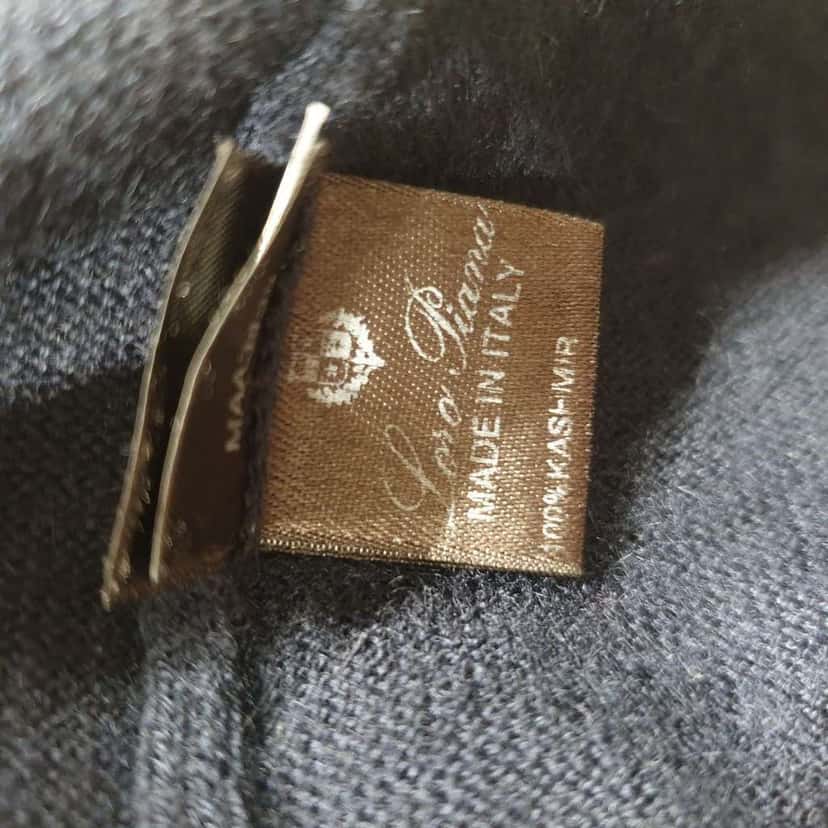 Loro Piana Jersey Top Black Cotton Very good condition - Model View