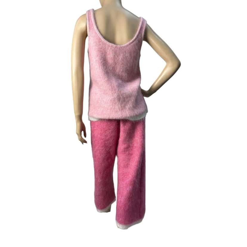 Sonia Rykiel Sonia Ryckiel Knitted Pants Top Pink Cotton Never worn, with tag - Inside View