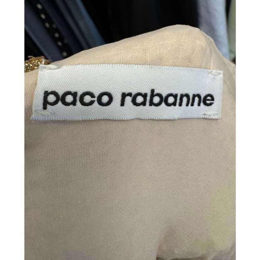Paco Rabanne Sequin Dress Gold Very good condition - Box View