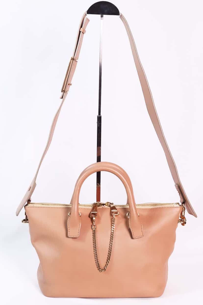 Chloe Two-way Bag Orange Leather Very good condition - Back View