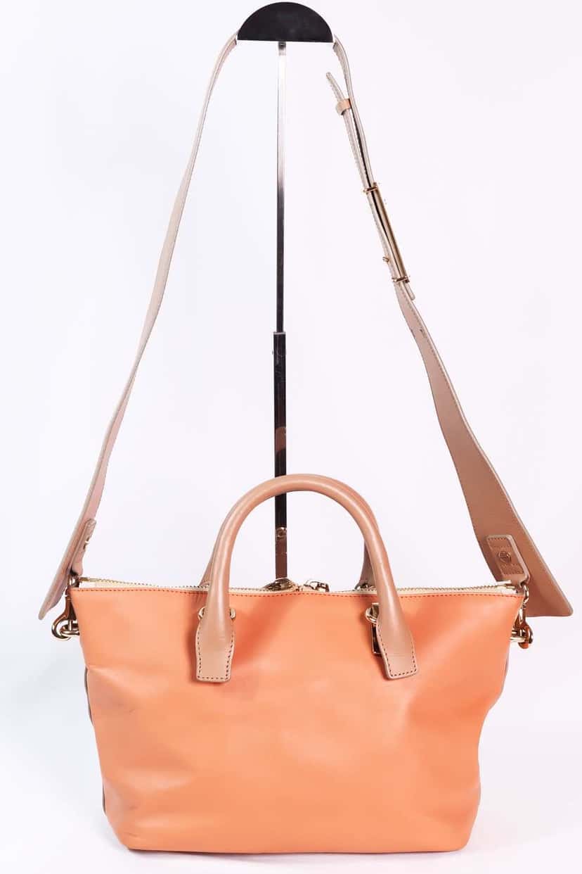 Chloe Two-way Bag Orange Leather Very good condition - Inside View