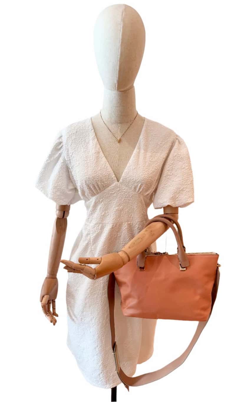 Chloe Two-way Bag Orange Leather Very good condition - Box View