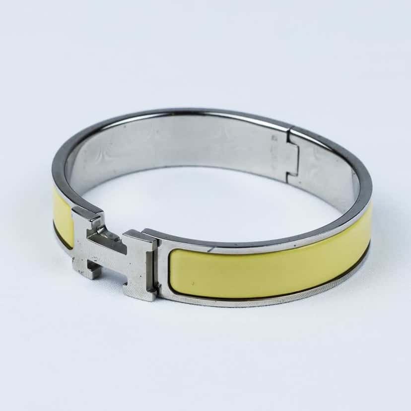 Hermès Clic Clac Yellow Very good condition - Back View