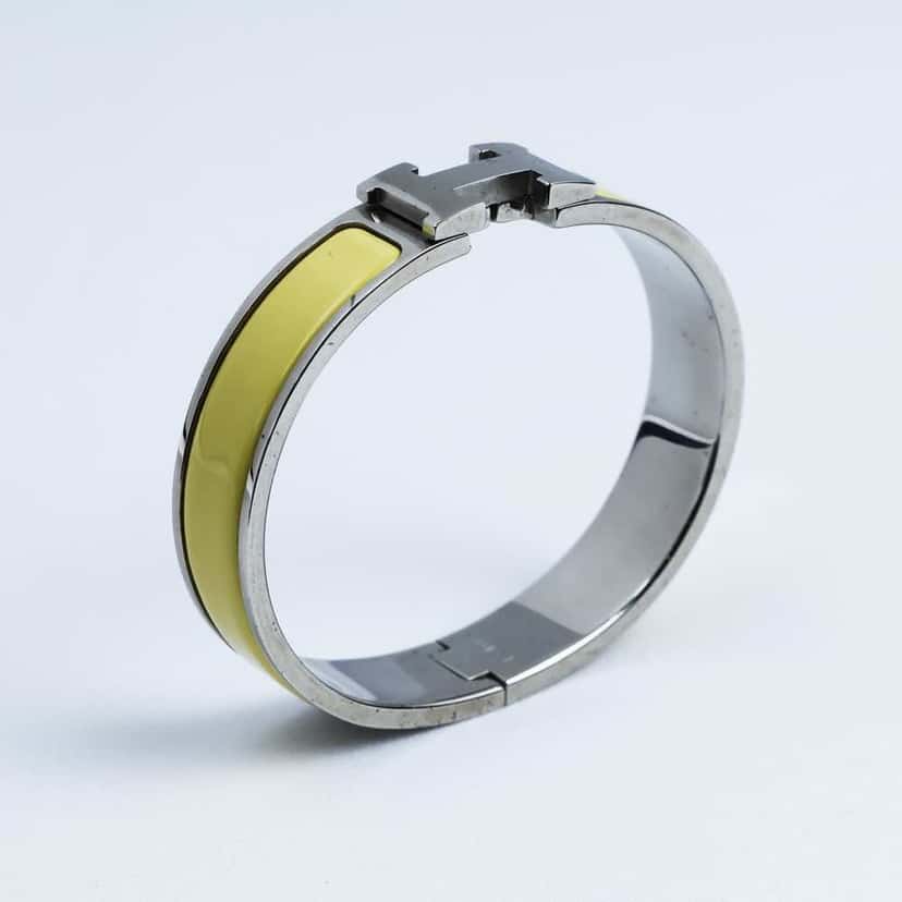 Hermès Clic Clac Yellow Very good condition - Box View