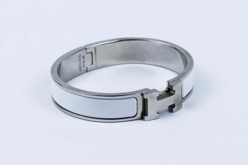 Hermès Clic Clac White Very good condition - Inside View