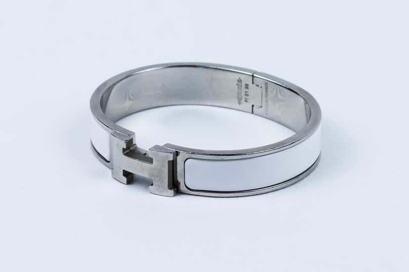 Hermès Clic Clac White Very good condition - Model View