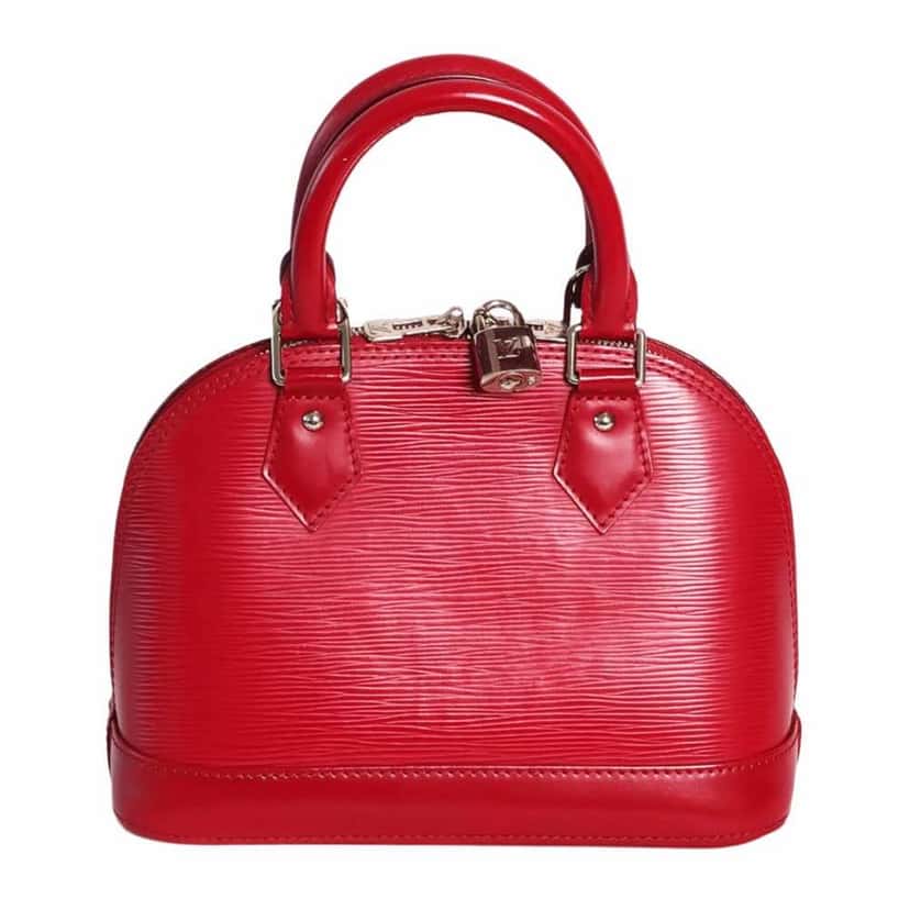 Louis Vuitton Alma BB Pink Leather Very good condition - Back View