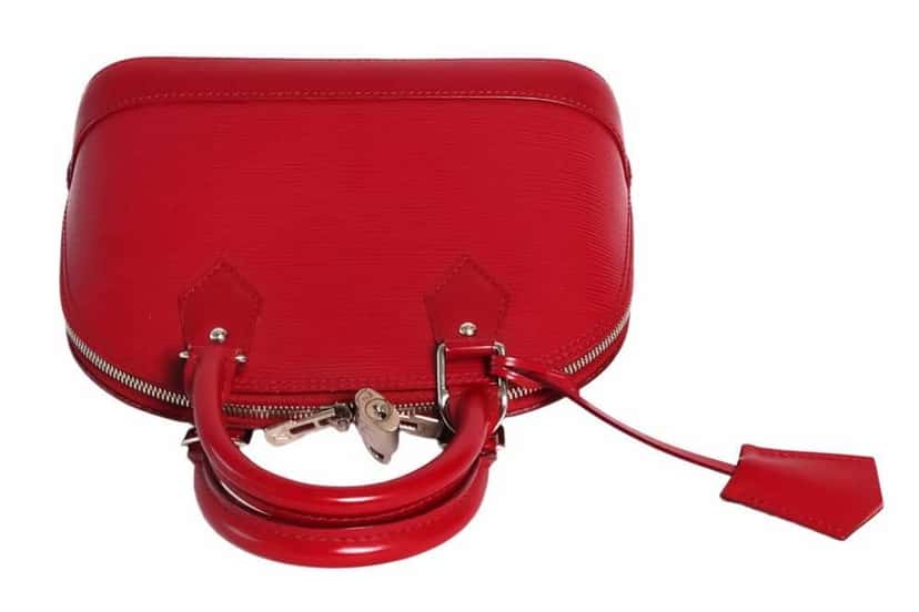 Louis Vuitton Alma BB Pink Leather Very good condition - Box View
