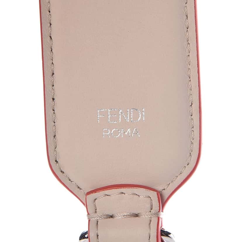 Fendi Fendi "FUN" Beige Multicolor Studded Mini Leather Shoulder Strap Beige Leather Never worn, with tag - Box View