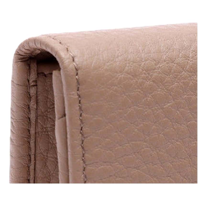 Prada Prada Women's Vitello Grain Cammeo Beige Leather Card Case Wallet Beige Leather Never worn, with tag - Box View