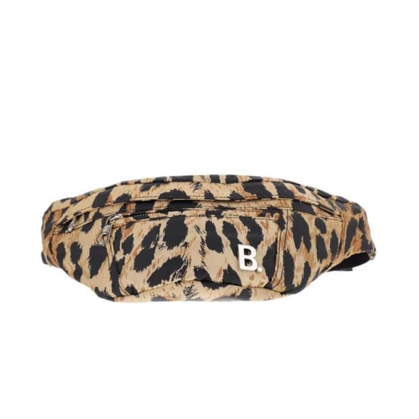 Balenciaga Balenciaga Nylon Leopard Print Belt Bag Beige Never worn, with tag - Back View