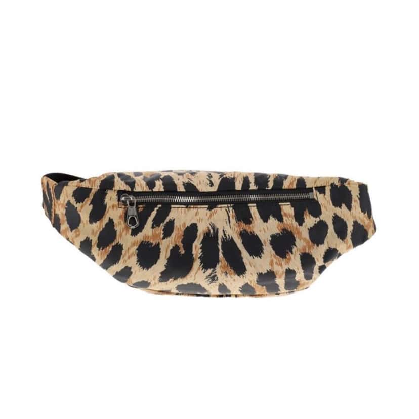 Balenciaga Balenciaga Nylon Leopard Print Belt Bag Beige Never worn, with tag - Box View